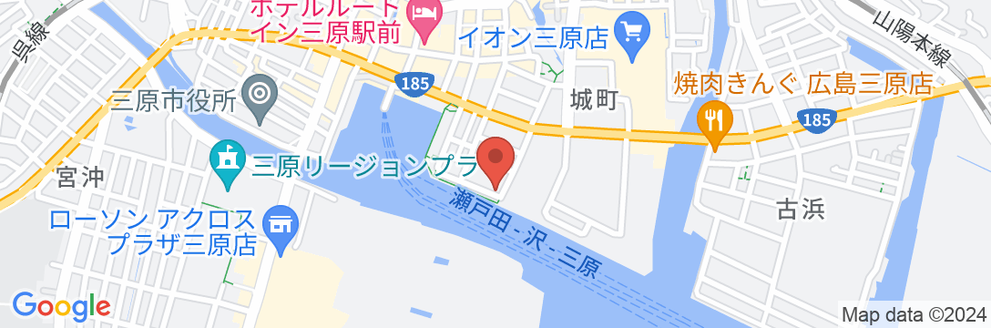 センターホテル三原 瀬戸内シーサイド(BBHホテルグループ)の地図