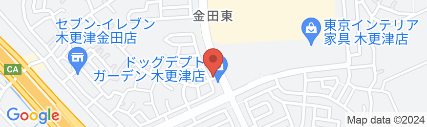 ファミリーロッジ旅籠屋・木更津金田店の地図