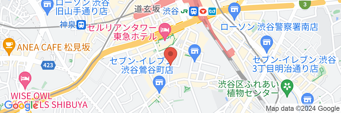 COMMUN SHIBUYA(コミュン 渋谷)の地図