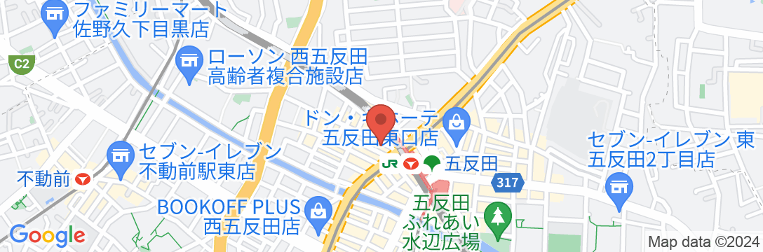 ホテルマイステイズ五反田駅前の地図