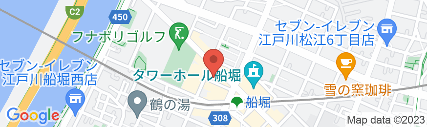 くれたけイン東京船堀の地図