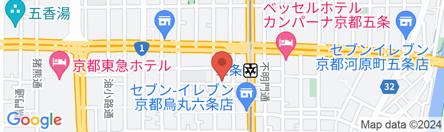 京町家 近よしの地図