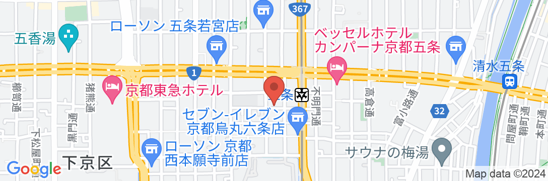 京町家 近よしの地図