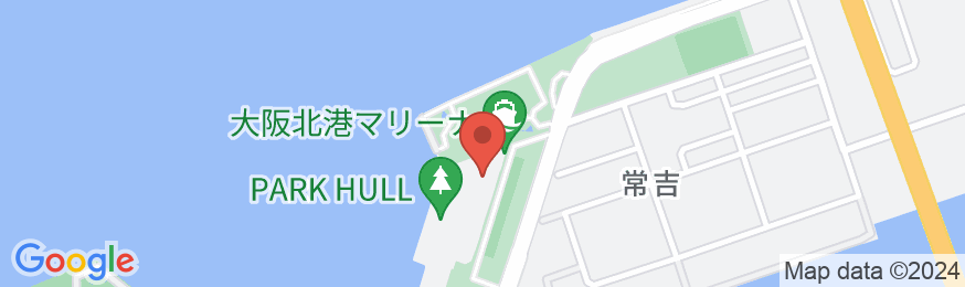 大阪北港マリーナ HULLの地図