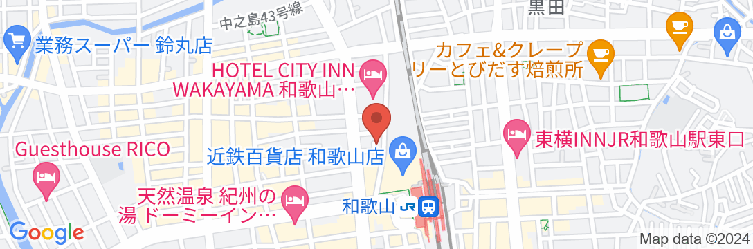 コンフォートホテル和歌山の地図