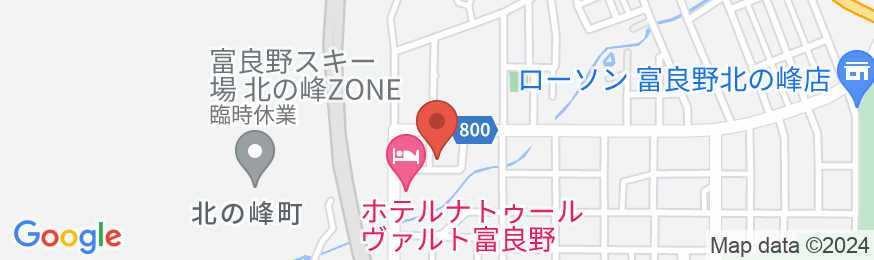 petit hotel MELON 富良野の地図