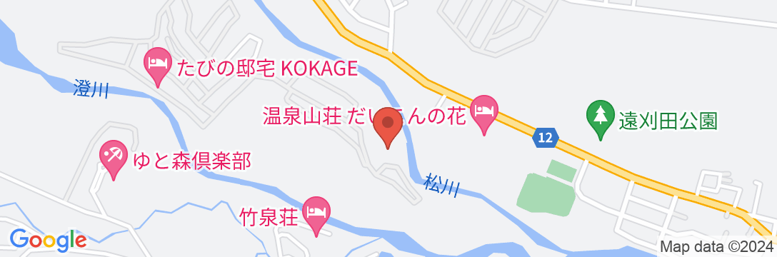 ホテル蔵王メッツの地図
