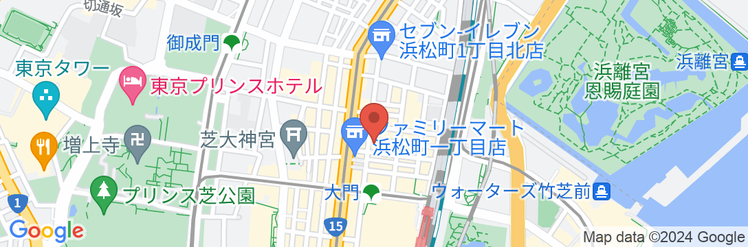 名鉄イン浜松町の地図