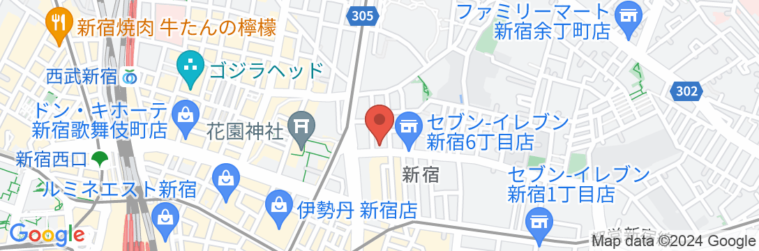 IMANO TOKYO HOSTELの地図