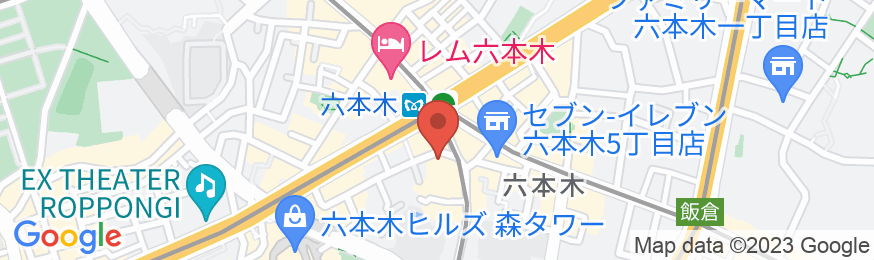 アパホテル〈六本木駅前〉の地図