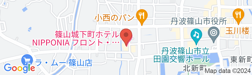 篠山城下町ホテルNIPPONIAの地図