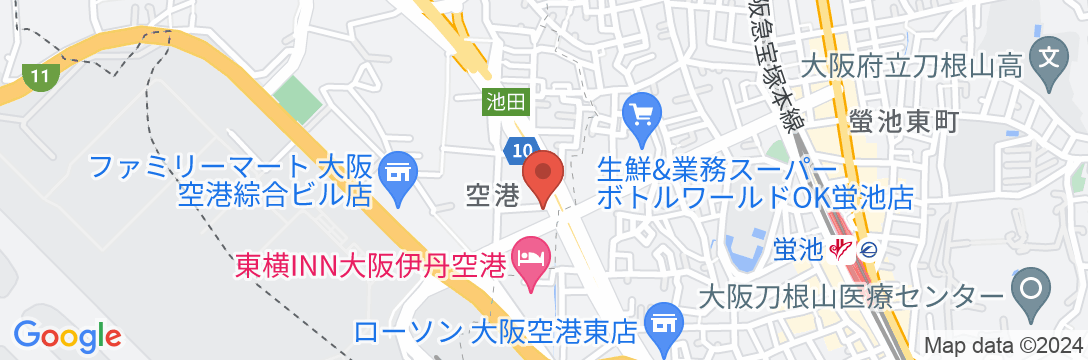 リフテル大阪空港前の地図