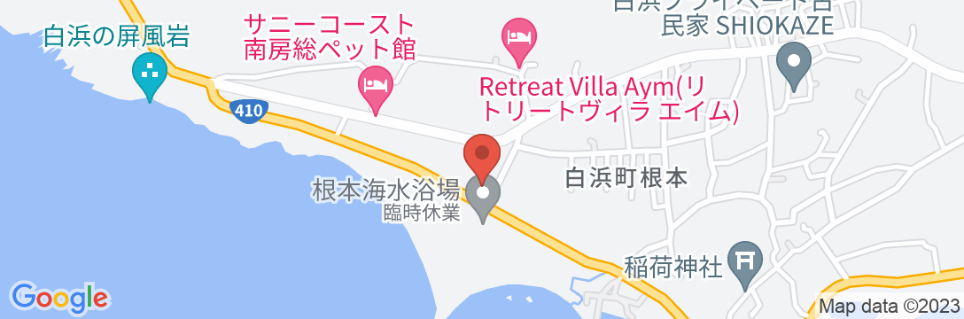 民宿源氏の地図