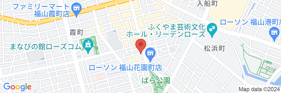 福山パークホテルの地図