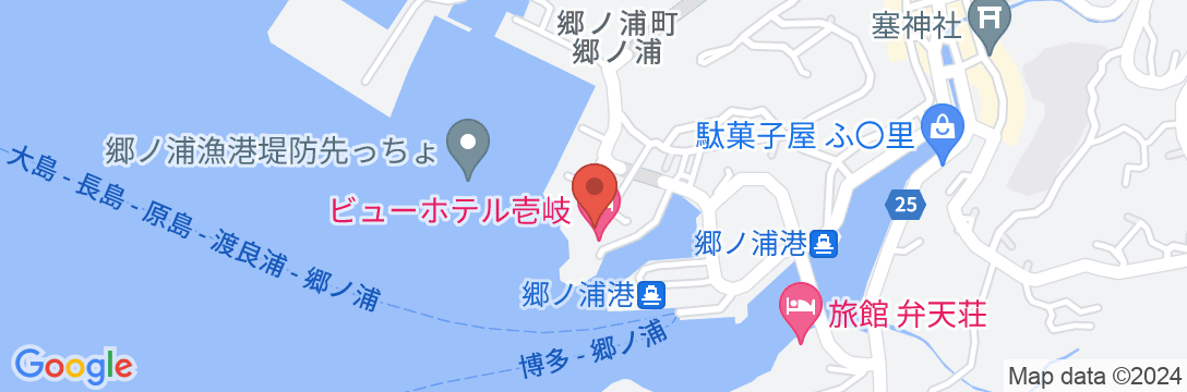 ビューホテル壱岐 <壱岐島>の地図