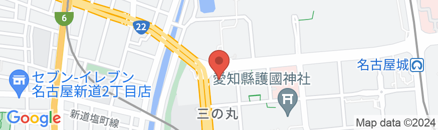 KKRホテル名古屋(国家公務員共済組合連合会名古屋共済会館)の地図