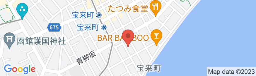 ビジネスホテル ぼくんち函館の地図