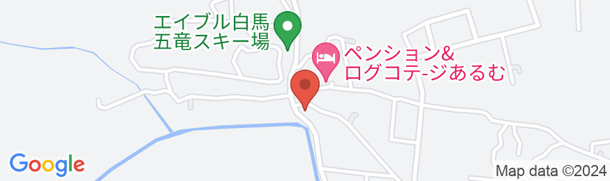 白馬姫川温泉なごみの湯 ホテルアベスト白馬リゾートの地図