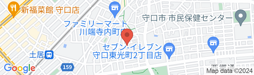 えんまんゲストハウス大阪の地図