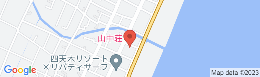 民宿旅館 山中荘の地図