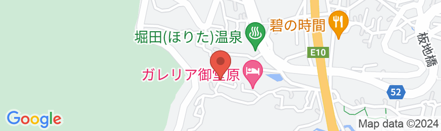 別府温泉 テラス 御堂原の地図