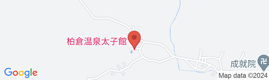 柏倉温泉 太子館の地図
