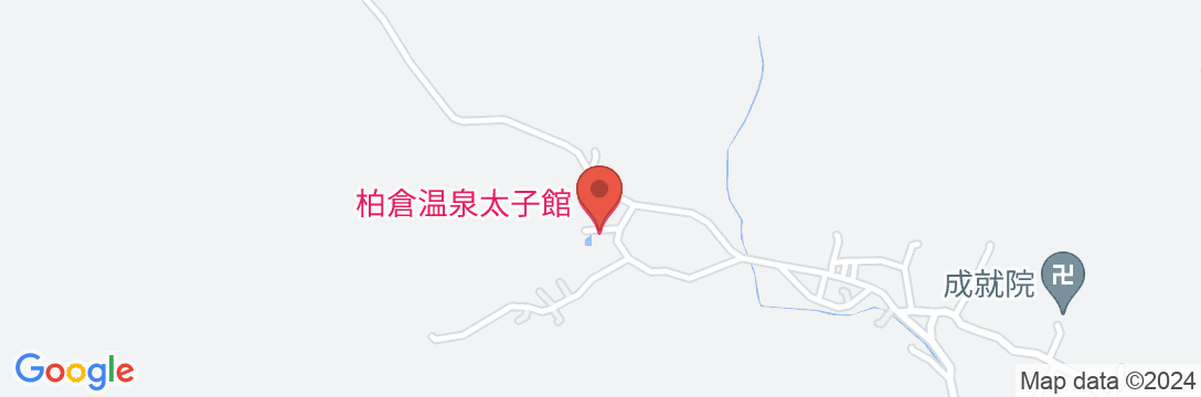 柏倉温泉 太子館の地図