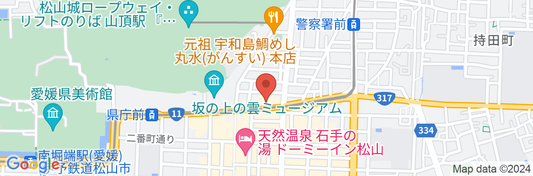 ダイワロイネットホテル松山の地図