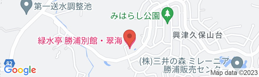 南房総 勝浦 翠海(すいか)の地図