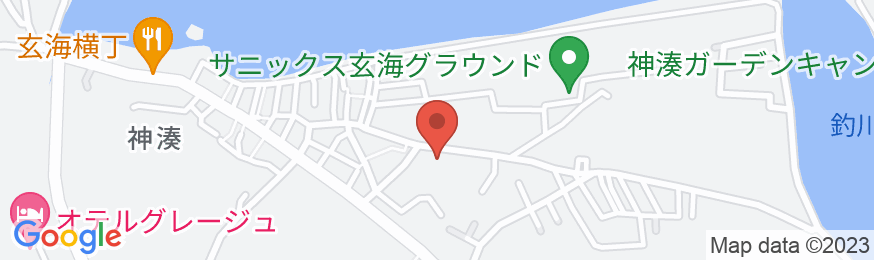 割烹旅館松風荘の地図