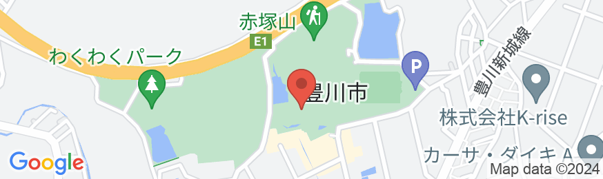 豊川グランドホテルの地図