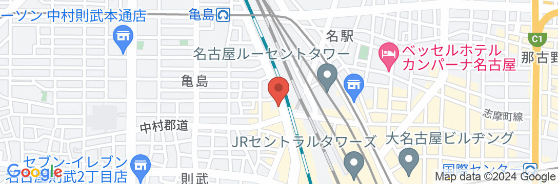 リッチモンドホテル名古屋新幹線口の地図
