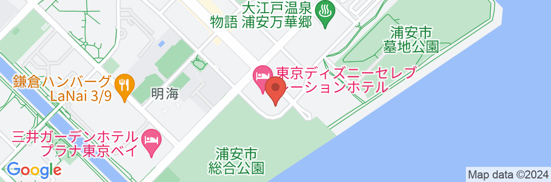 東京ディズニーセレブレーションホテル(R)の地図