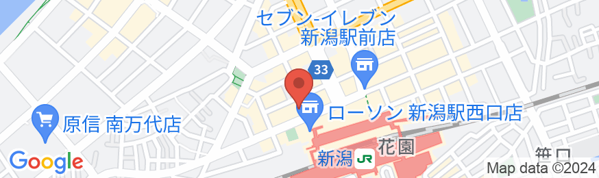 ホテルグローバルビュー新潟の地図
