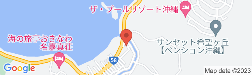 沖縄民宿★美ら海くん!の地図