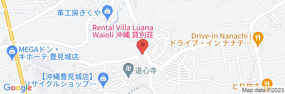 Rental Villa Luana Waioliの地図