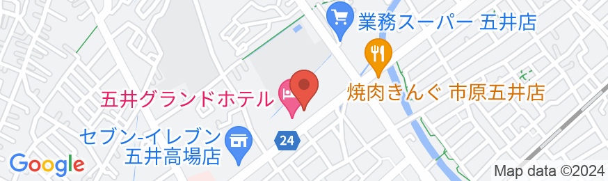五井グランドホテルの地図