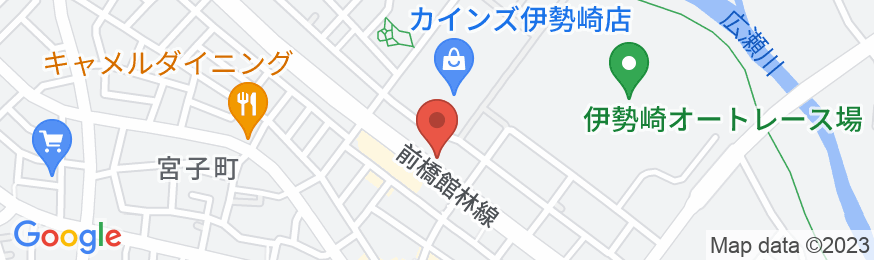 ホテルセレクトイン伊勢崎の地図