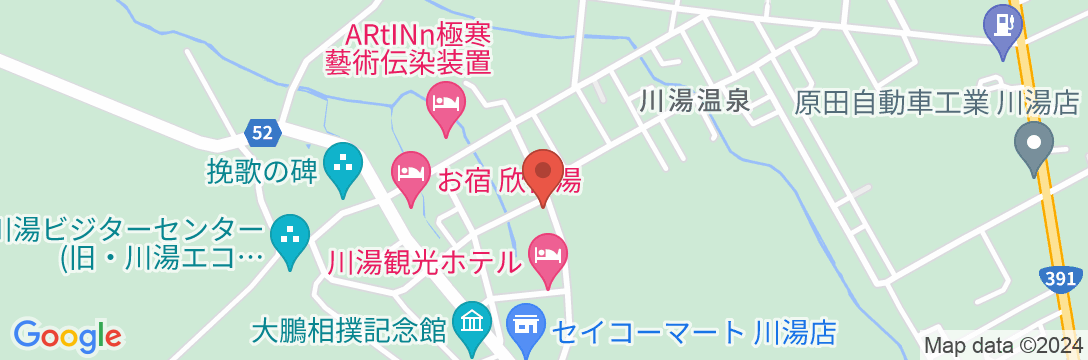 川湯温泉 KKRかわゆ(国家公務員共済組合連合会川湯保養所)の地図
