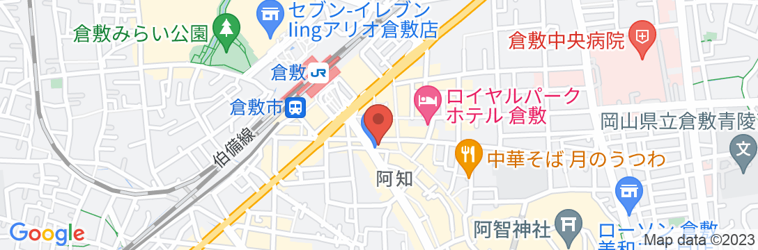 倉敷ステーションホテルの地図