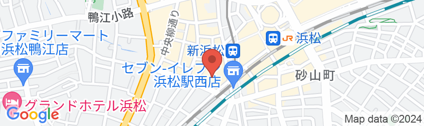 ホテルリブマックスBUDGET浜松駅前の地図
