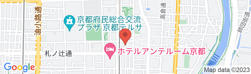 京都ユニバーサルホテル烏丸の地図