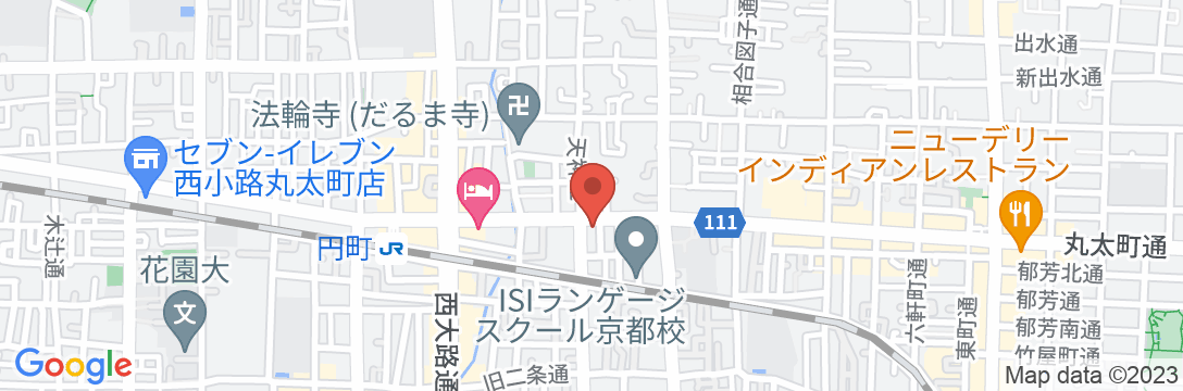 JAPANING京都ホテル円町の地図
