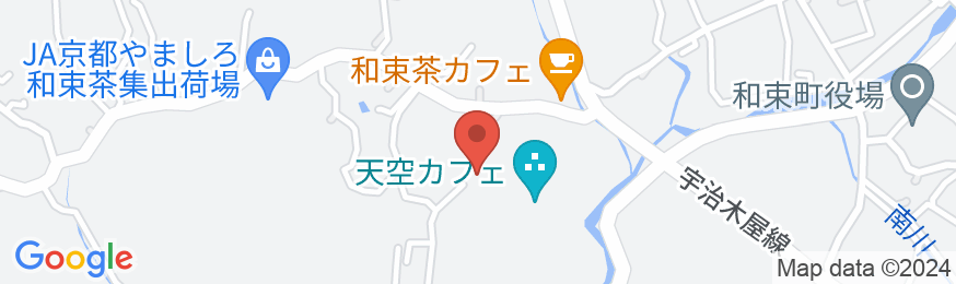 京都 和束荘の地図