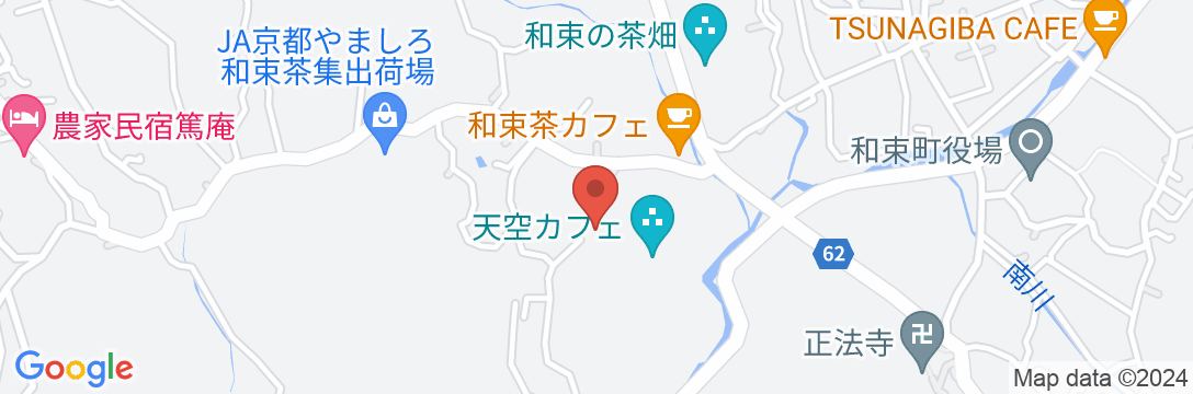 京都 和束荘の地図