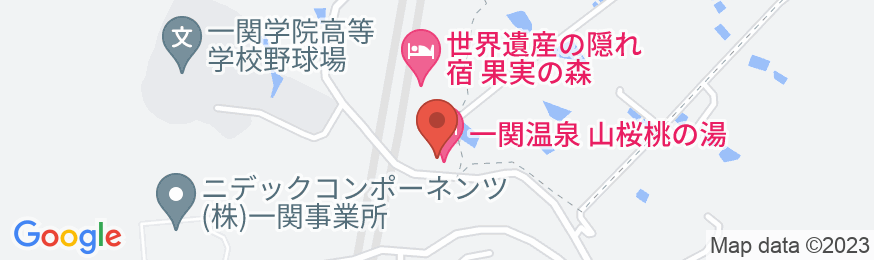 山桜 桃の湯の地図