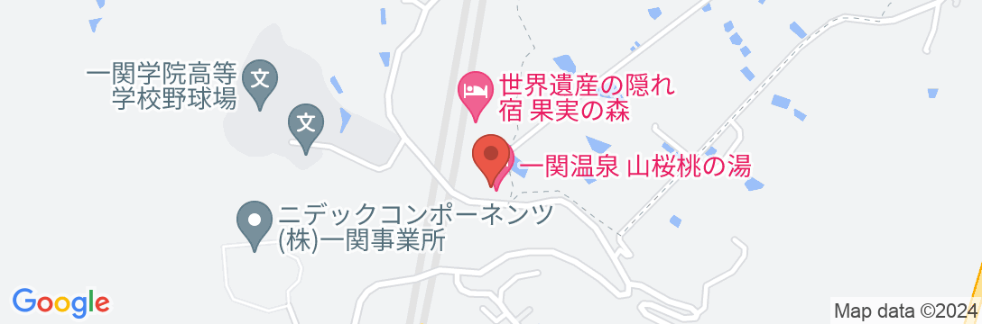 山桜 桃の湯の地図