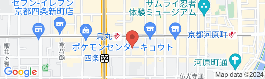 京小宿・華乃家別邸の地図