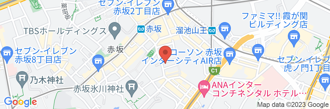 ホテルマイステイズプレミア赤坂の地図