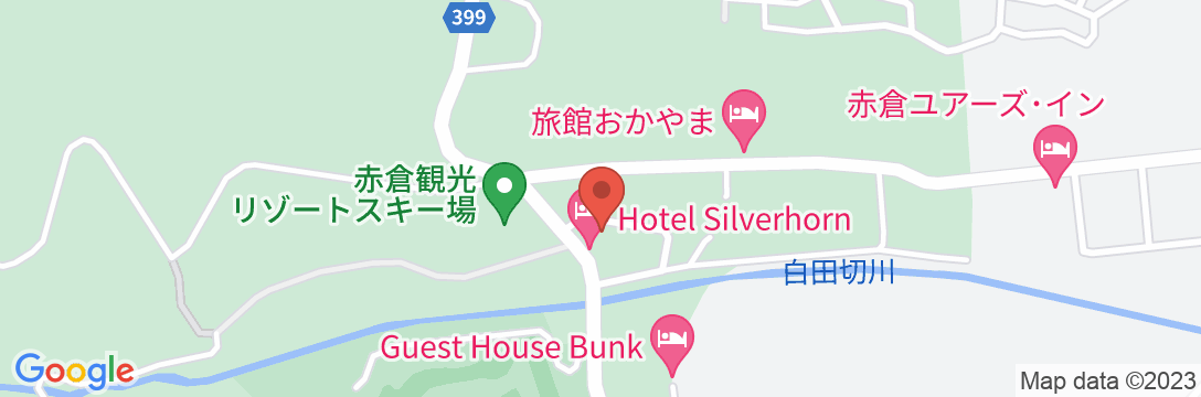 ホテルシルバーホーンの地図